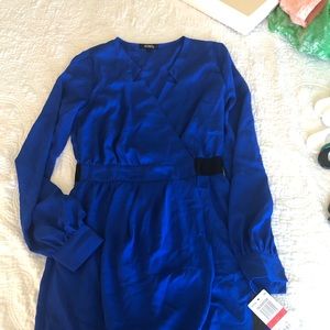 Blue Xoxo dress from Dillard’s